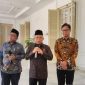  Wakil Presiden Ma'ruf Amin saat memberikan keterangan di Istana Wakil Presiden, Jakarta.
