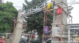 Proyek pembangunan Gapura, dengan anggaran sebesar Rp.128.794.000 yg di kerjakan oleh CV Ye Kamila Di RW 01, Bojong Nangka. 