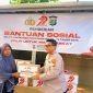 Foto saat penyerahan bantuan