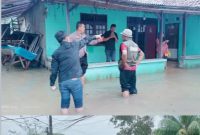 Foto saat dalam keadaan banjir disalah satu rumah warga