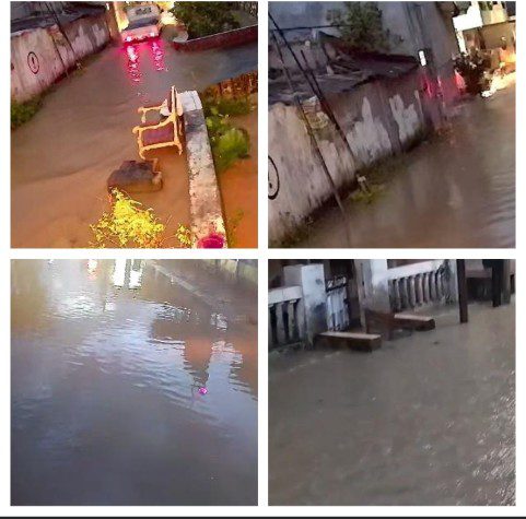 Foto Banjir melanda perumahan Binong permai 