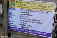 Foto Papan informasi CV Matahari Terbit Pagi 