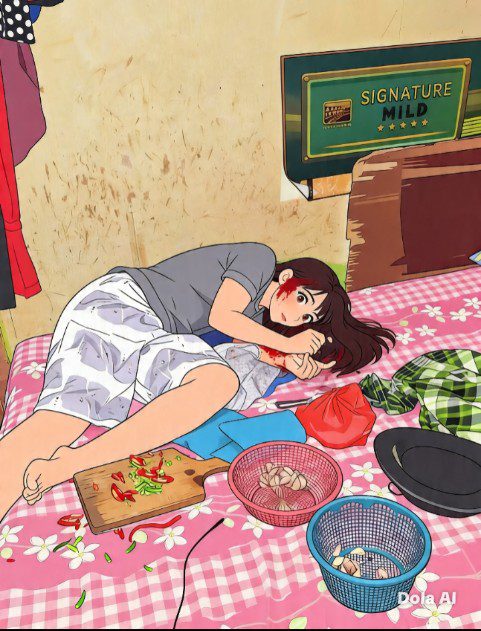 Foto animasi korban pembunuhan 